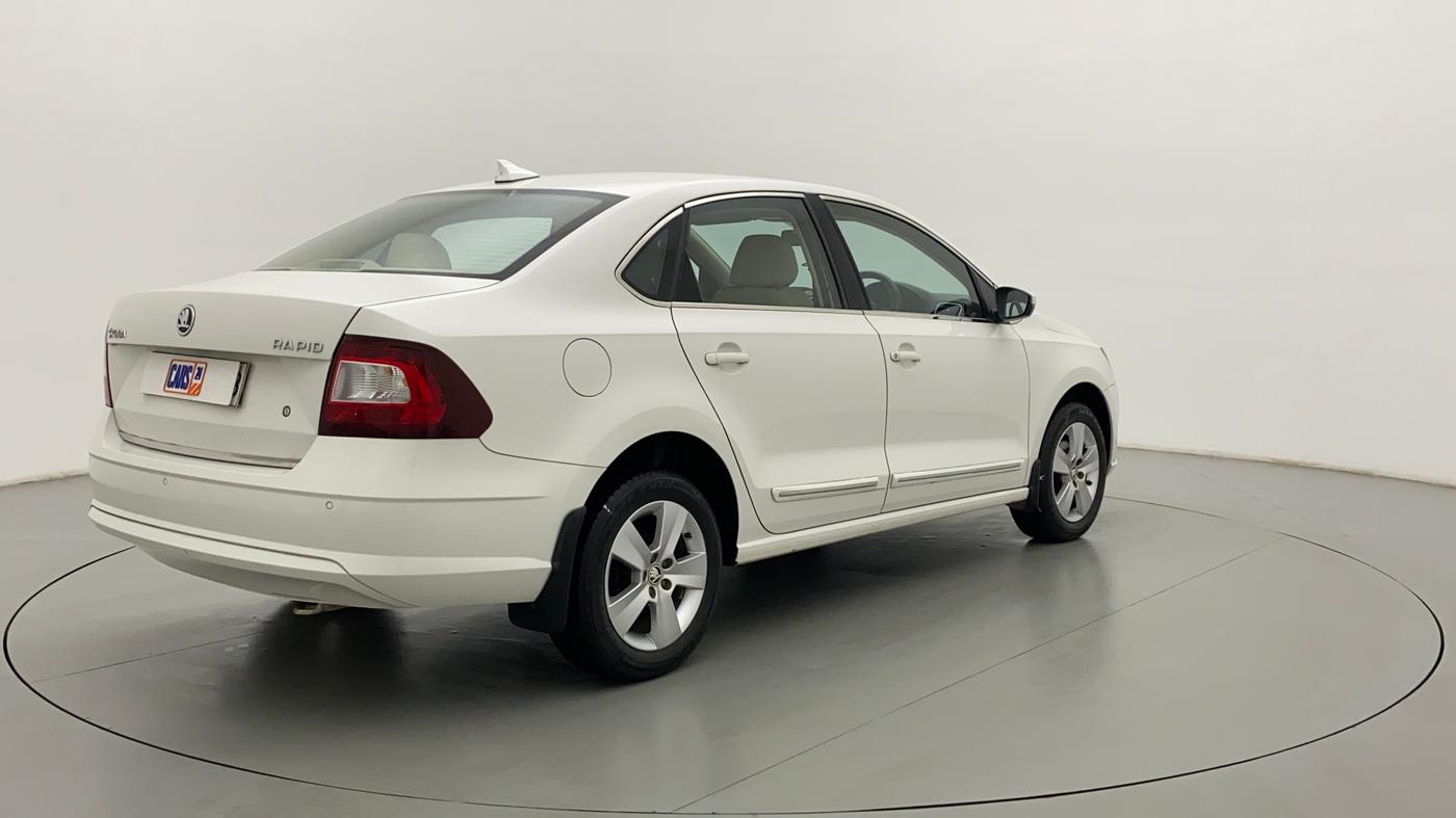 2020 Skoda Rapid 1.0 AMBITION TSI MT, Petrol, Manual, 45,347 km, Right Back Diagonal
