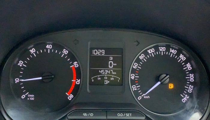 2020 Skoda Rapid 1.0 AMBITION TSI MT, Petrol, Manual, 45,347 km, Odometer Image