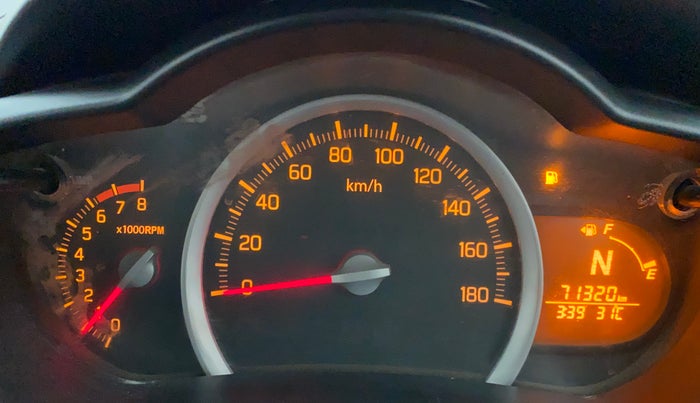 2014 Maruti Celerio VXI AMT, Petrol, Automatic, 71,320 km, Odometer Image
