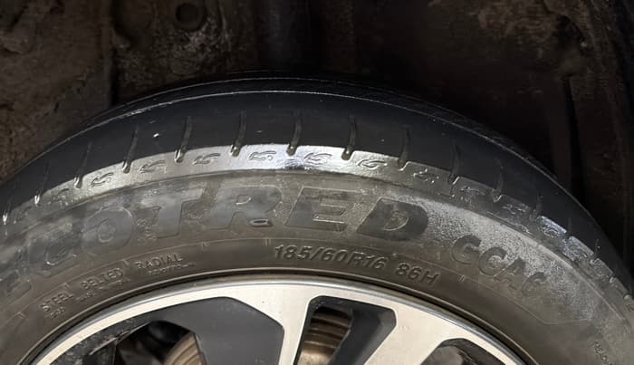 2024 Tata ALTROZ XZ Plus (S) LUX Diese, Diesel, Manual, 59,129 km, Left Rear Tyre Tread