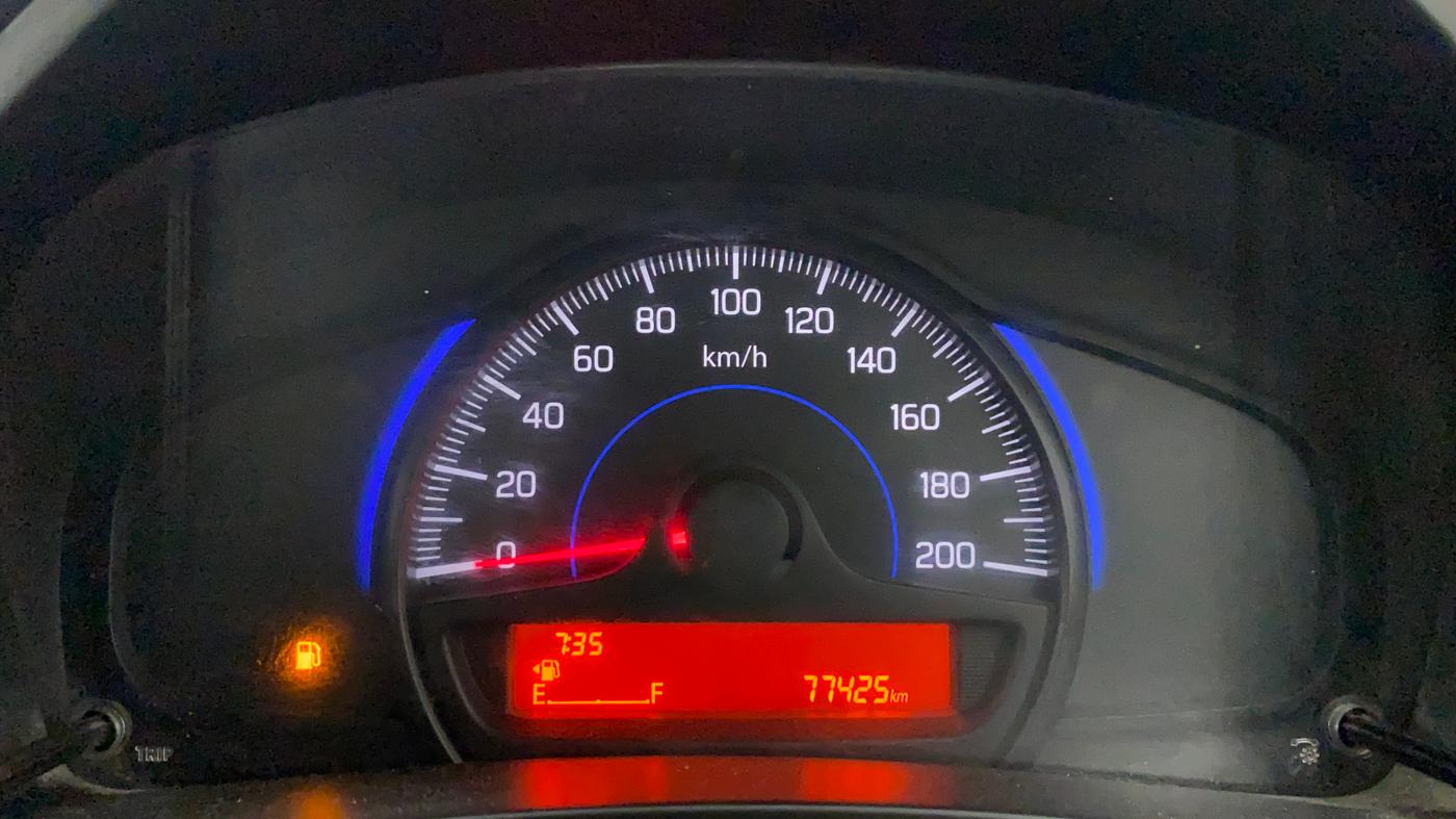 2017 Maruti Baleno SIGMA PETROL 1.2, CNG, Manual, 77,425 km, Odometer Image