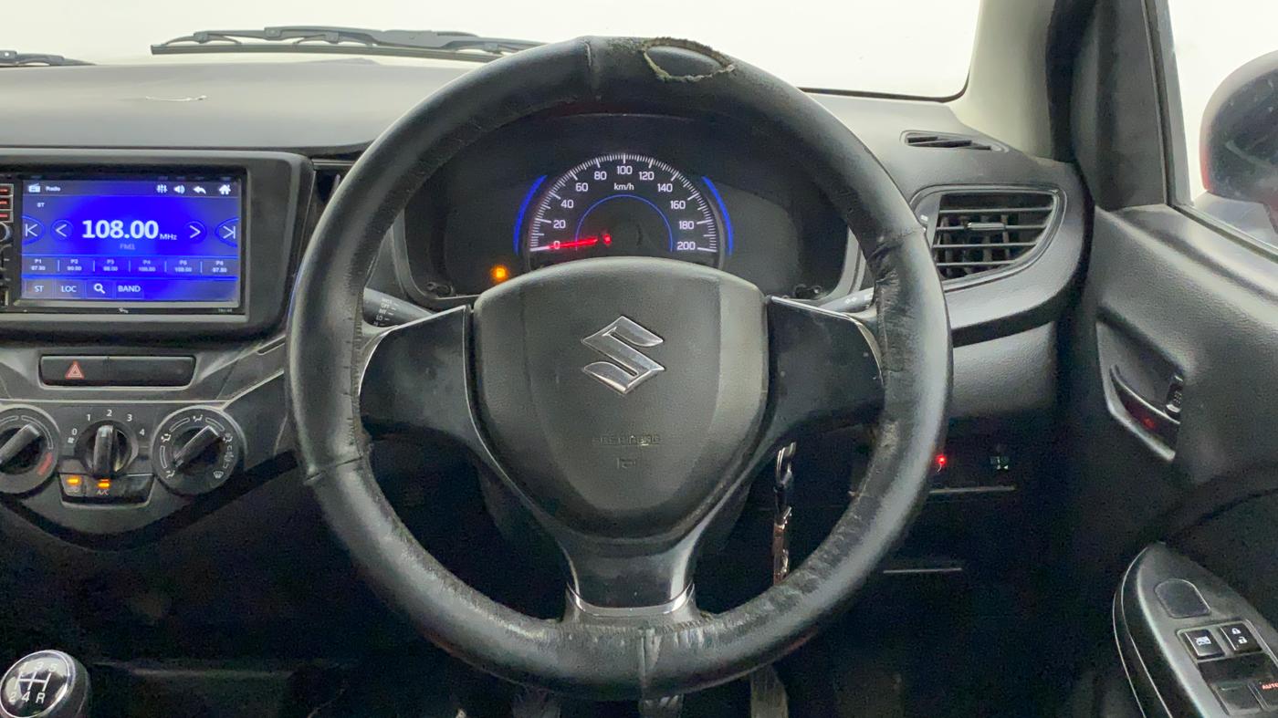 2017 Maruti Baleno SIGMA PETROL 1.2, CNG, Manual, 77,425 km, Steering Wheel Close Up