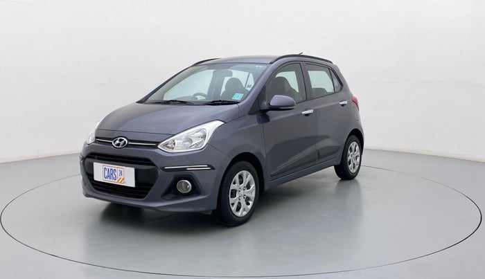 2014 Hyundai Grand i10 SPORTZ 1.2 KAPPA VTVT, Petrol, Manual, 68,053 km, Left Front Diagonal
