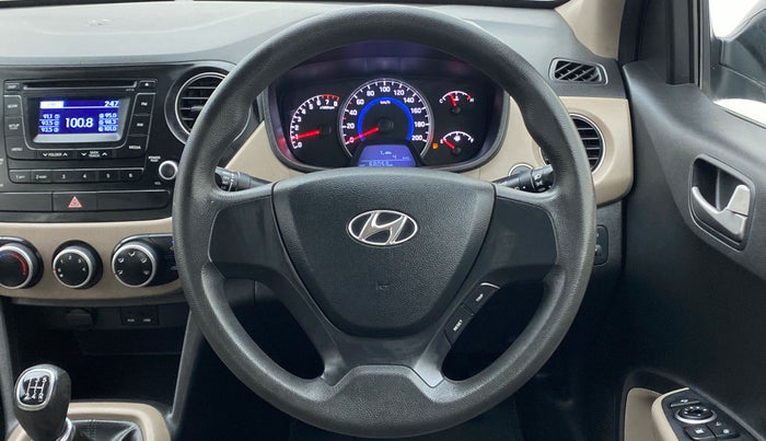2014 Hyundai Grand i10 SPORTZ 1.2 KAPPA VTVT, Petrol, Manual, 68,053 km, Steering Wheel Close Up
