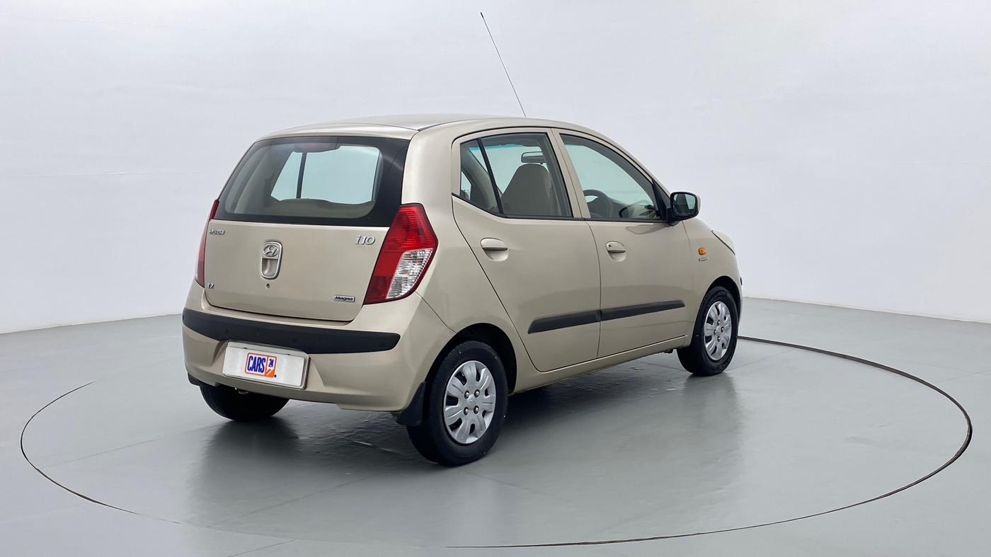 2009 Hyundai i10 MAGNA 1.2, Petrol, Manual, 62,546 km, Right Back Diagonal