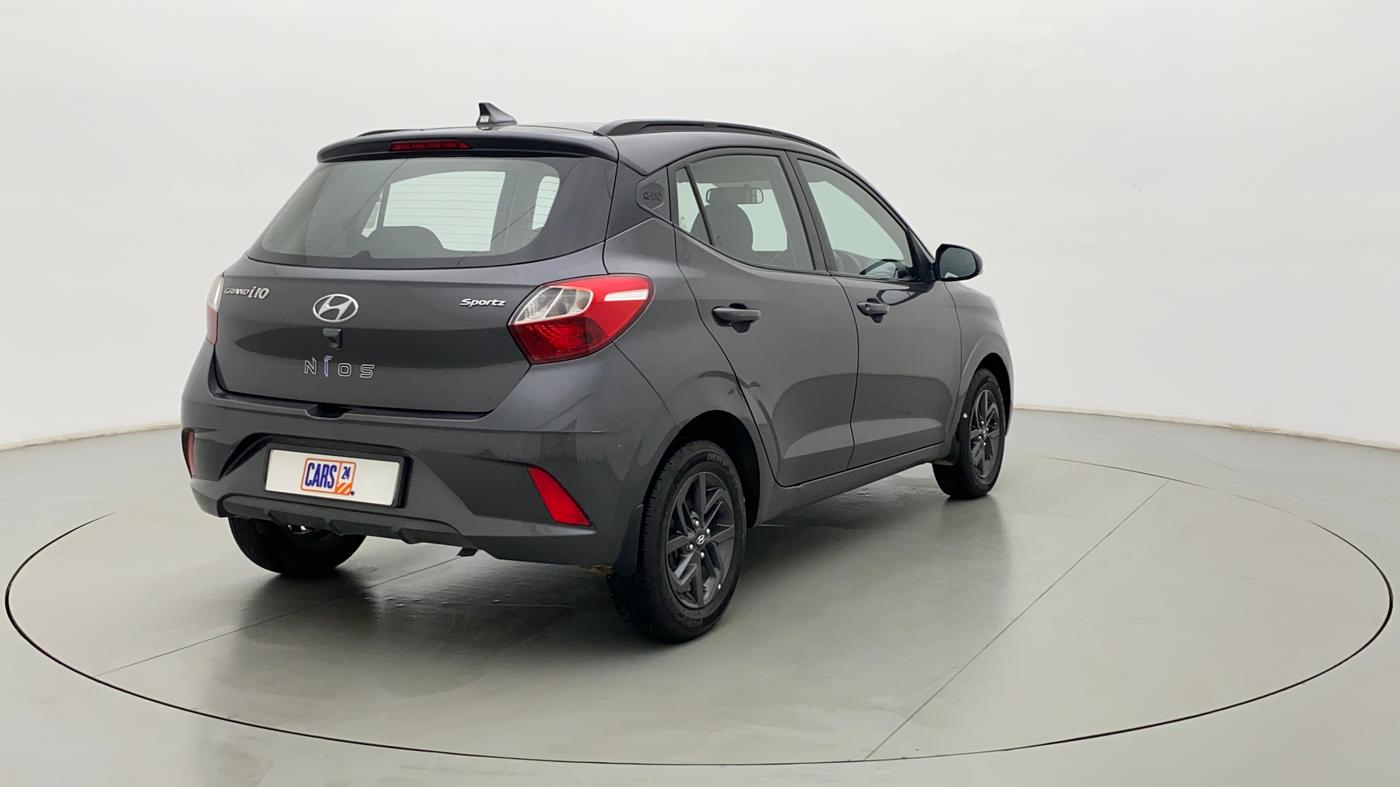 2020 Hyundai GRAND I10 NIOS SPORTZ 1.2 KAPPA VTVT CNG, CNG, Manual, Right Back Diagonal