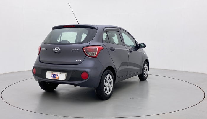 2017 Hyundai Grand i10 SPORTZ 1.2 KAPPA VTVT, Petrol, Manual, 36,397 km, Right Back Diagonal