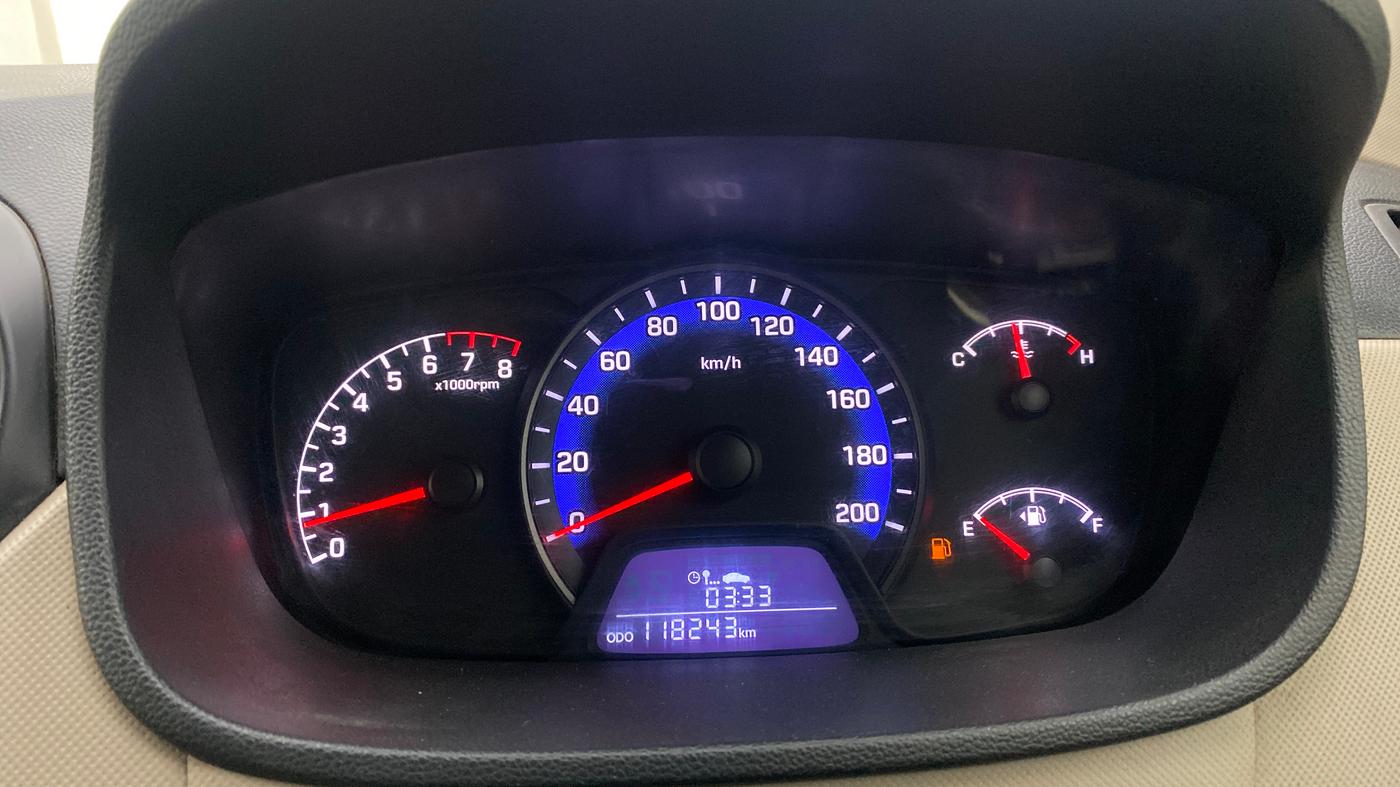 2019 Hyundai Xcent S 1.2, CNG, Manual, 1,18,243 km, Odometer Image
