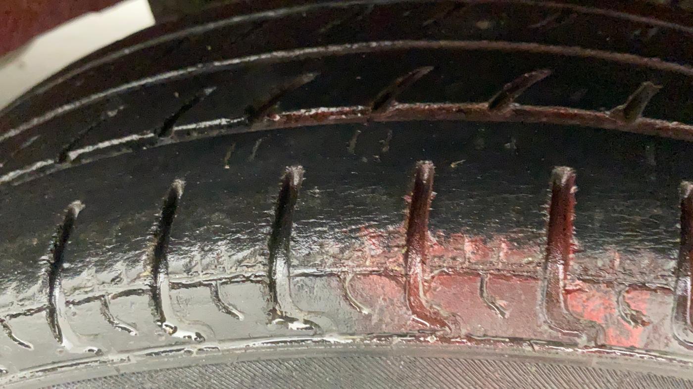 2010 Hyundai Santro Xing GLS, Petrol, Manual, 55,306 km, Left Rear Tyre Tread