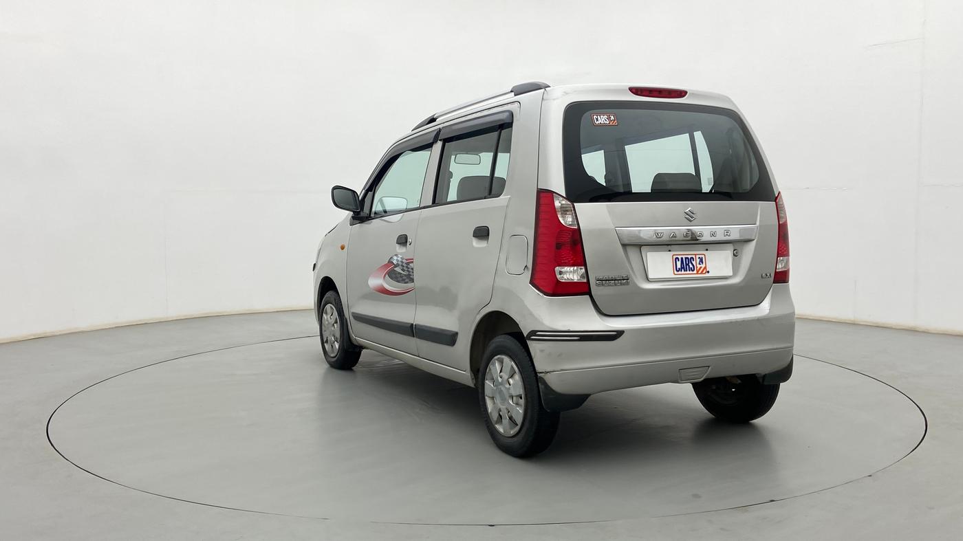 2012 Maruti Wagon R 1.0 LXI, Petrol, Manual, 70,384 km, Left Back Diagonal
