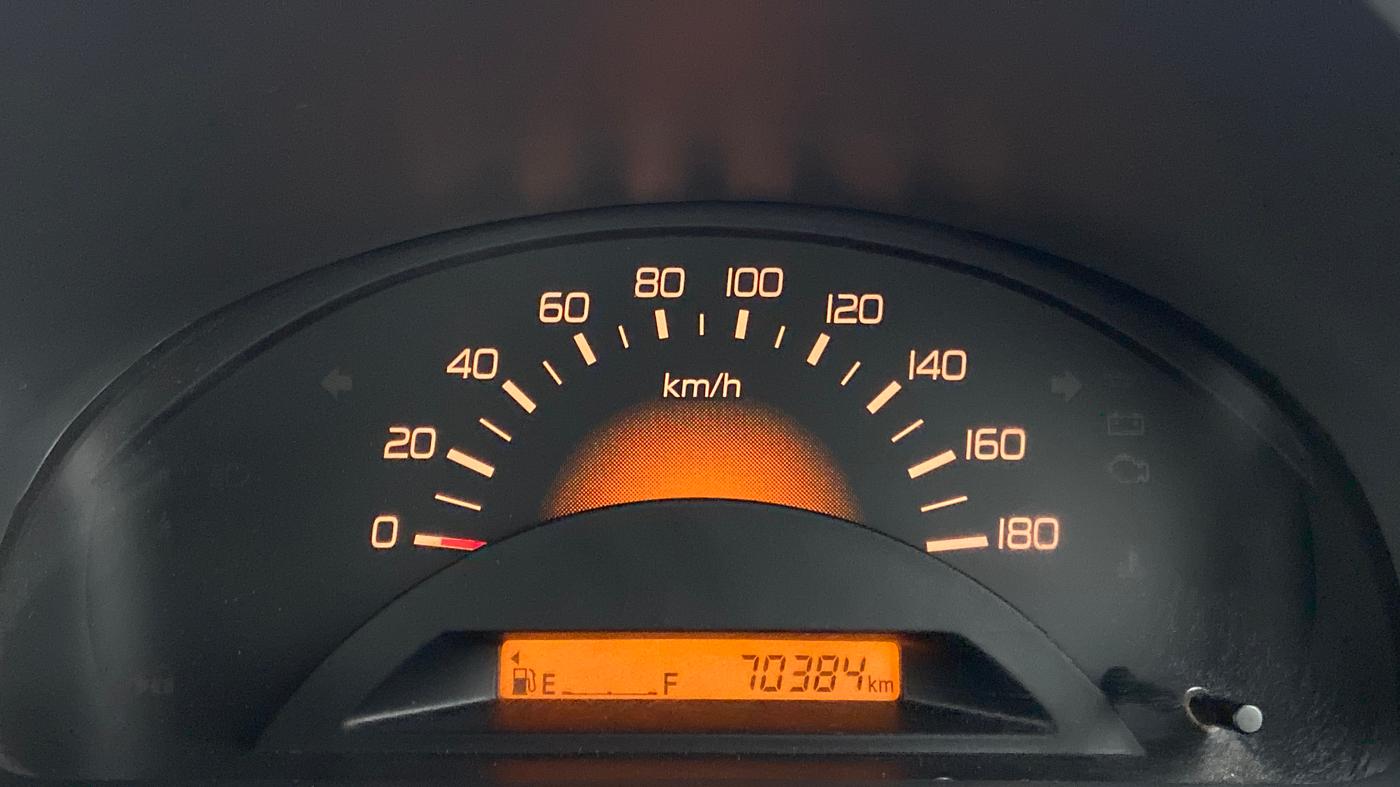 2012 Maruti Wagon R 1.0 LXI, Petrol, Manual, 70,384 km, Odometer Image