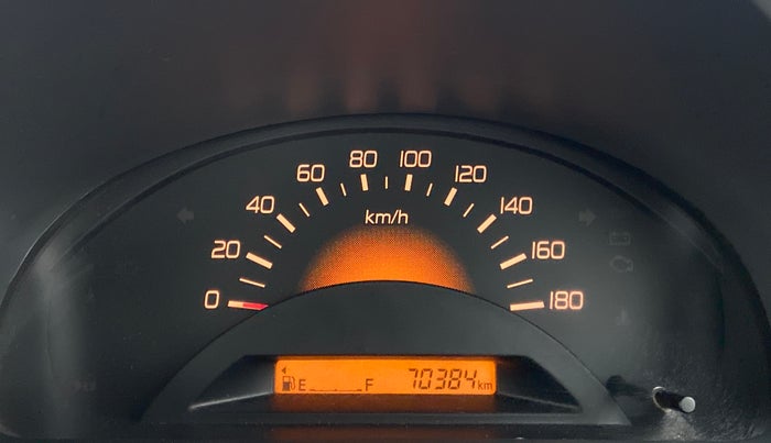 2012 Maruti Wagon R 1.0 LXI, Petrol, Manual, 70,384 km, Odometer Image
