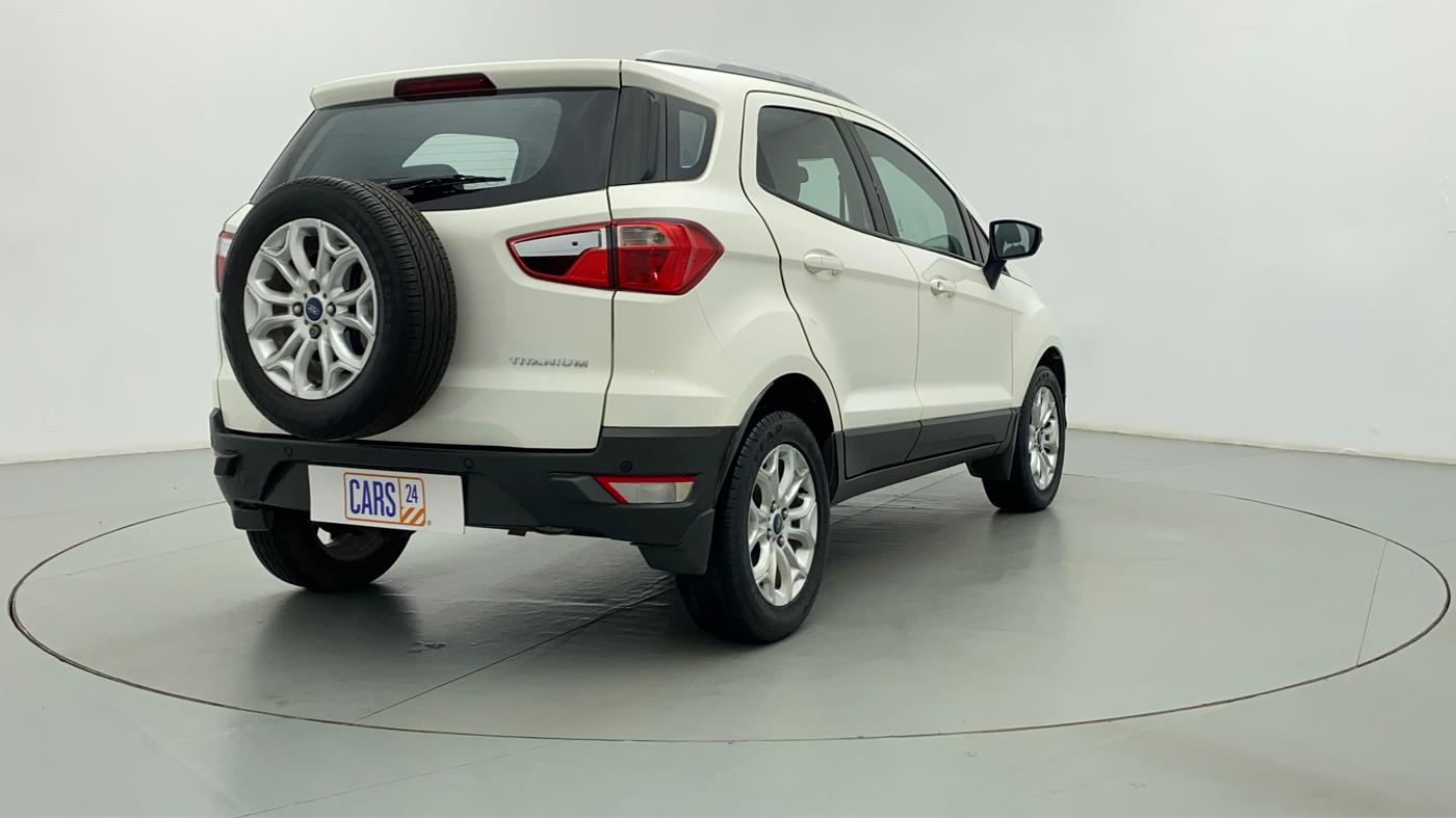 2015 Ford Ecosport 1.5 TITANIUM TI VCT AT, Petrol, Automatic, 69,828 km, Right Back Diagonal (45- Degree) View