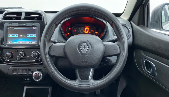 2019 Renault Kwid RXT 1.0 EASY-R AT OPTION, Petrol, Automatic, 556 km, Steering Wheel Close Up