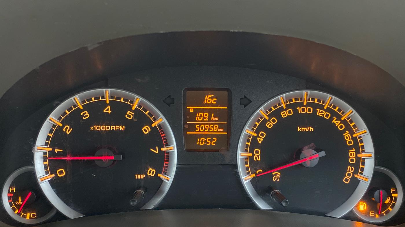 2013 Maruti Ertiga ZXI, Petrol, Manual, 50,958 km, Odometer Image