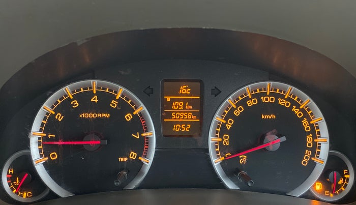 2013 Maruti Ertiga ZXI, Petrol, Manual, 50,958 km, Odometer Image