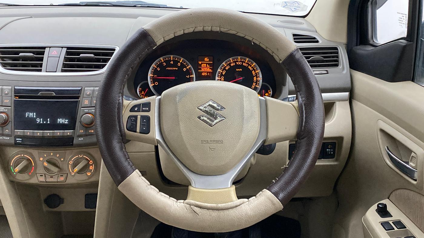 2013 Maruti Ertiga ZXI, Petrol, Manual, 50,958 km, Steering Wheel Close Up