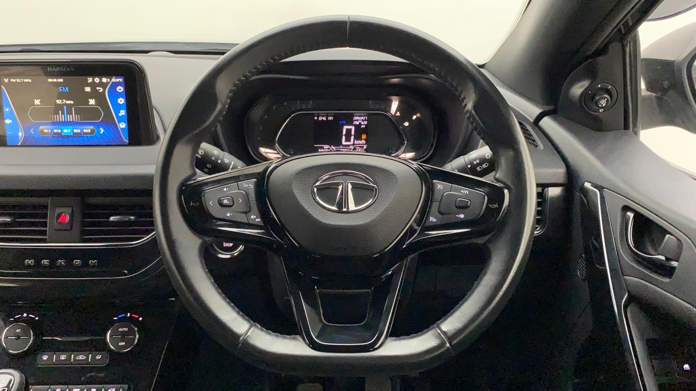 2022 Tata NEXON XZ PLUS (O) DIESEL DARK EDITION, Diesel, Manual, 14,434 km, Steering Wheel Close Up