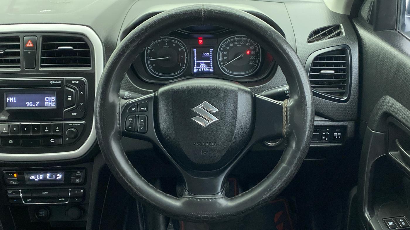 2021 Maruti Vitara Brezza VXI, Petrol, Manual, 27,815 km, Steering Wheel Close Up