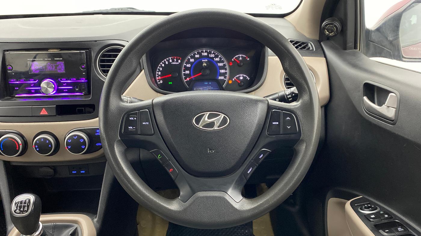 2015 Hyundai Grand i10 SPORTZ 1.2 KAPPA VTVT, Petrol, Manual, 71,730 km, Steering Wheel Close Up