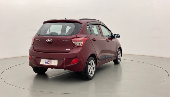 2015 Hyundai Grand i10 SPORTZ 1.2 KAPPA VTVT, Petrol, Manual, 71,730 km, Right Back Diagonal