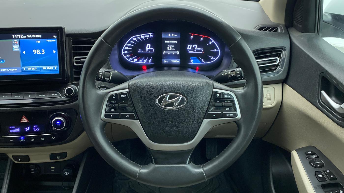 2020 Hyundai Verna SX (O) 1.5 CRDI, Diesel, Manual, 73,029 km, Steering Wheel Close Up
