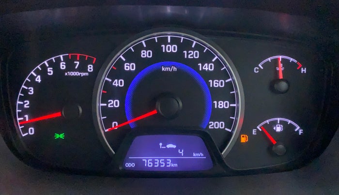 2015 Hyundai Grand i10 SPORTZ 1.2 KAPPA VTVT, Petrol, Manual, 76,388 km, Odometer Image