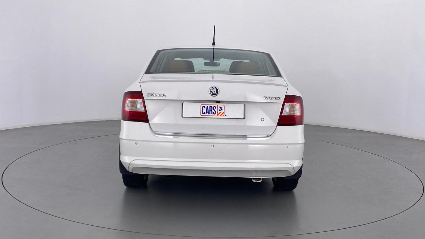 2017 Skoda Rapid Style 1.5 TDI AT, Diesel, Automatic, 90,406 km, Back/Rear