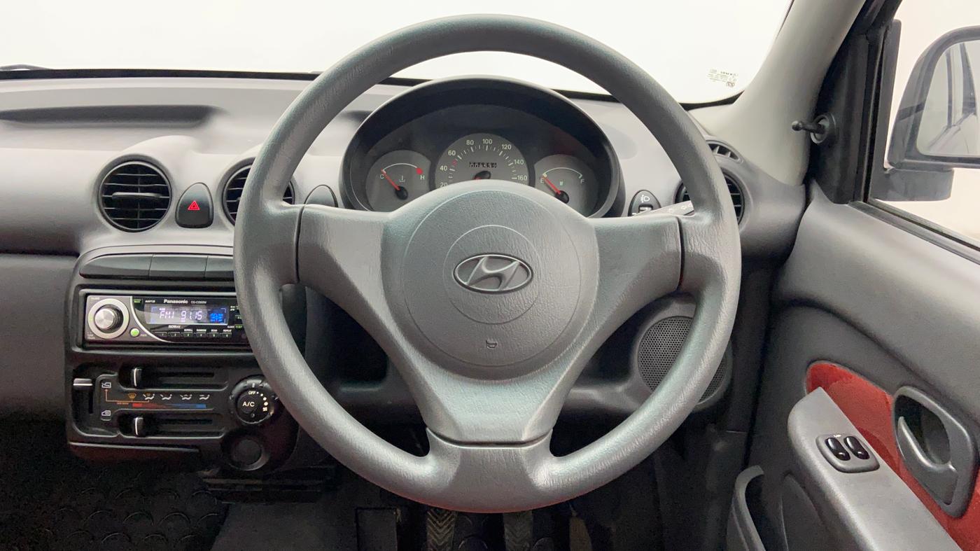 2007 Hyundai Santro Xing GLS, Petrol, Manual, 8,515 km, Steering Wheel Close-up