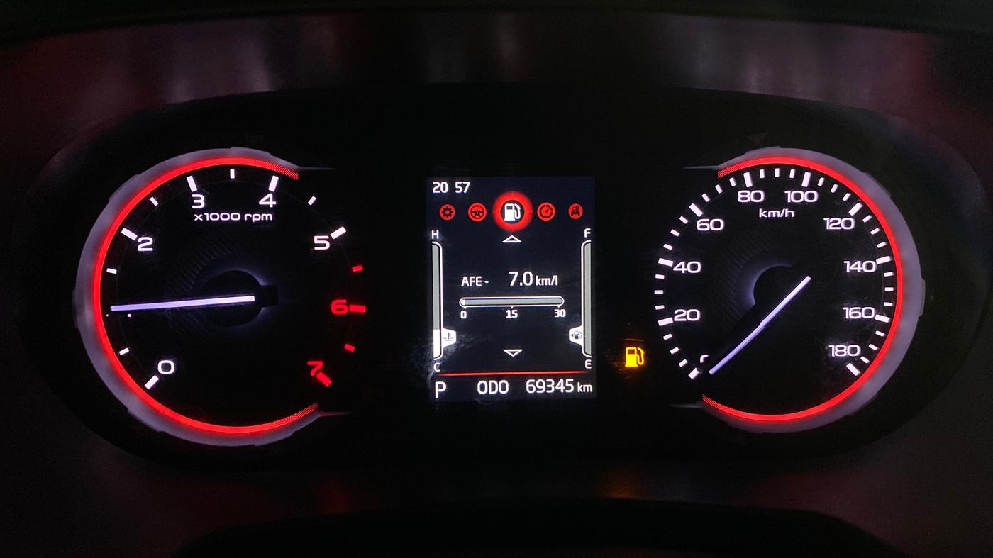 2021 Mahindra Thar LX PETROL HT 4WD AT, Petrol, Automatic, 69,333 km, Odometer Image