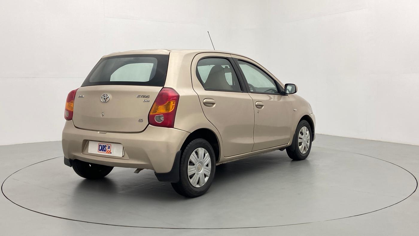 2012 Toyota Etios Liva G, Petrol, Manual, 1,03,218 km, Right Back Diagonal