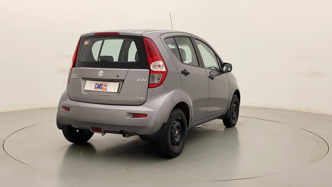 2010 Maruti Ritz VXI, Petrol, Manual, 76,940 km, Right Back Diagonal