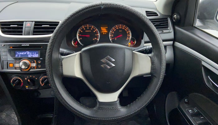 2014 Maruti Swift VXI D, Petrol, Manual, 37,288 km, Steering Wheel Close Up