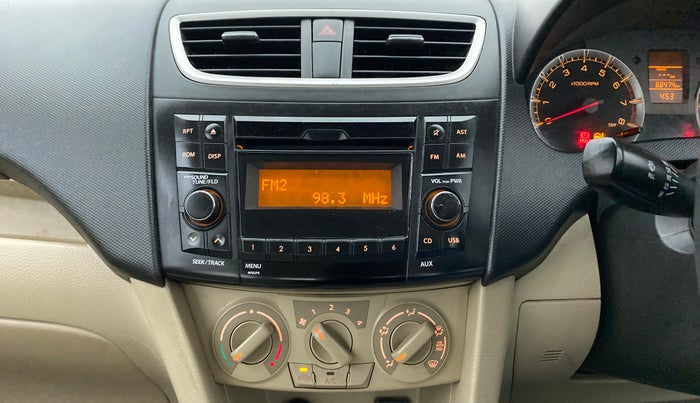 2016 Maruti Swift Dzire VXI, Petrol, Manual, 68,550 km, Air Conditioner
