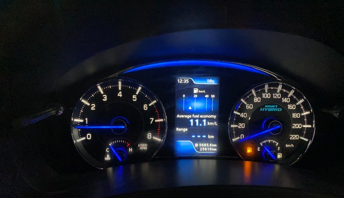 2019 Maruti Ciaz ALPHA 1.5 SHVS PETROL, Petrol, Manual, 25,604 km, Odometer Image