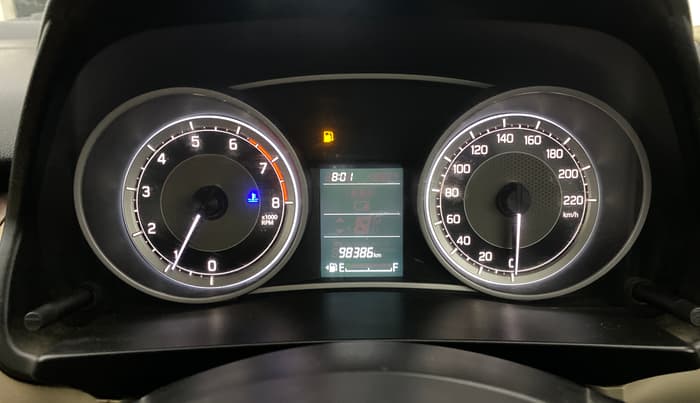 2019 Maruti Dzire VXI, Petrol, Manual, 98,383 km, Odometer Image