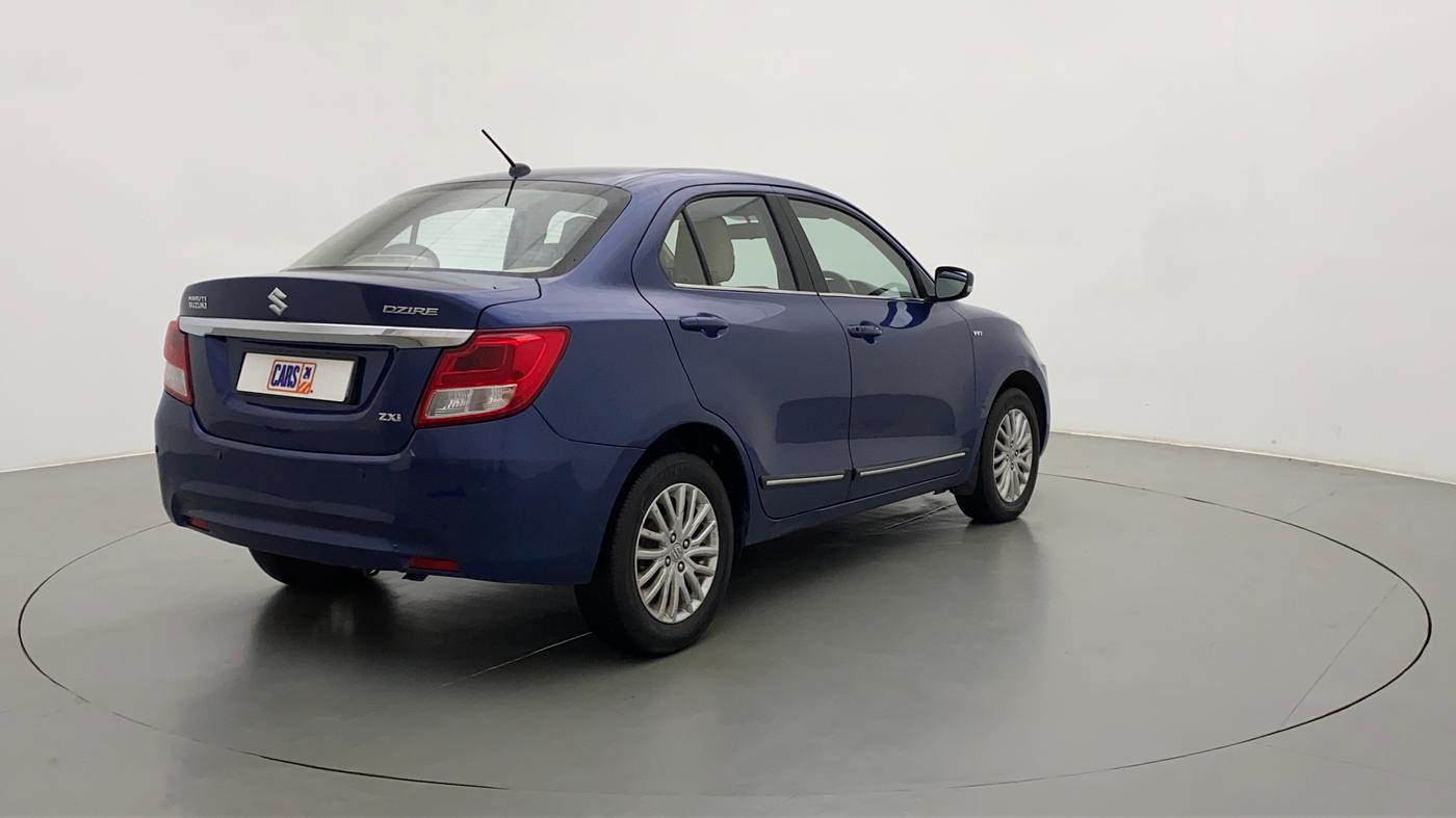 2018 Maruti Dzire ZXI, Petrol, Manual, 1,06,701 km, Right Back Diagonal