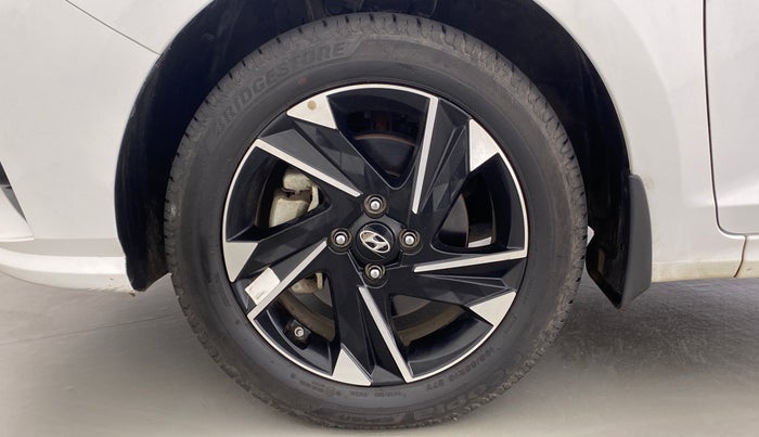 2022 Hyundai Verna SX (O)1.0 TURBO DCT, Petrol, Automatic, 11,885 km, Left Front Wheel