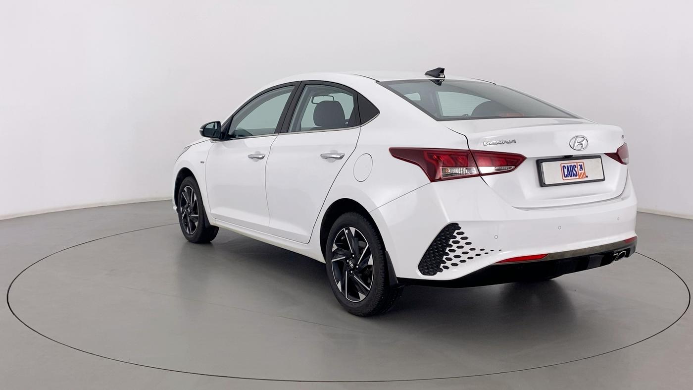 2022 Hyundai Verna SX (O)1.0 TURBO DCT, Petrol, Automatic, 11,885 km, Left Back Diagonal