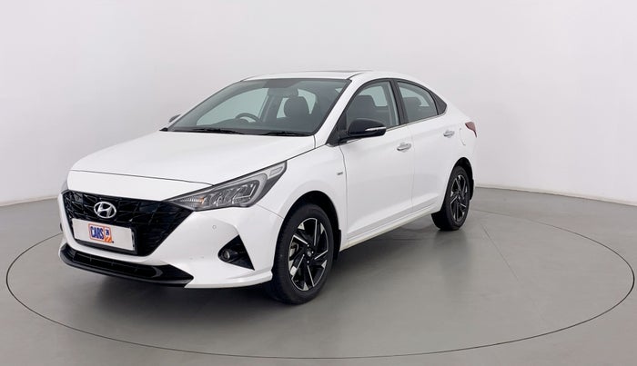 2022 Hyundai Verna SX (O)1.0 TURBO DCT, Petrol, Automatic, 11,885 km, Left Front Diagonal