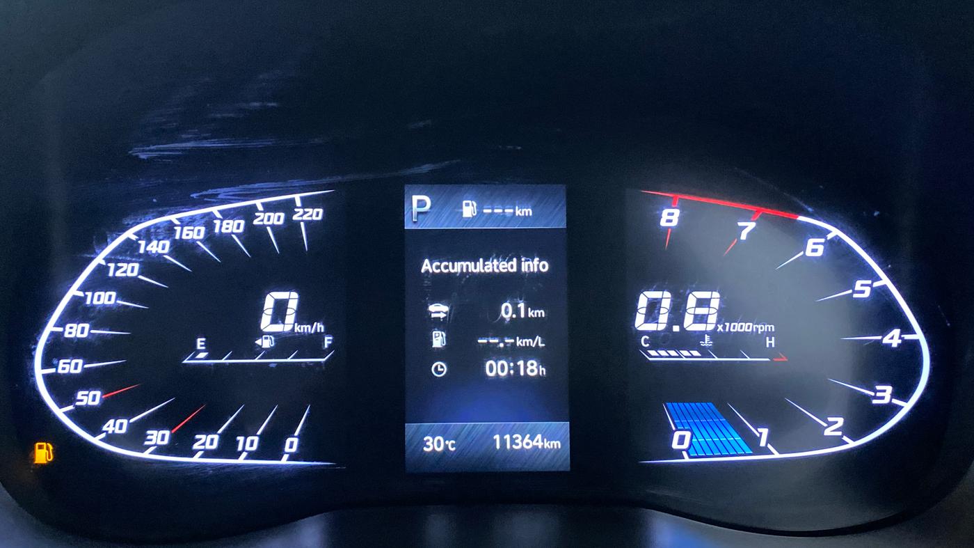 2022 Hyundai Verna SX (O)1.0 TURBO DCT, Petrol, Automatic, 11,885 km, Odometer Image