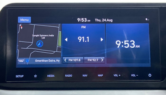 2021 Hyundai NEW I20 Asta 1.0 GDI Turbo IMT, Petrol, Manual, 19,168 km, Infotainment System
