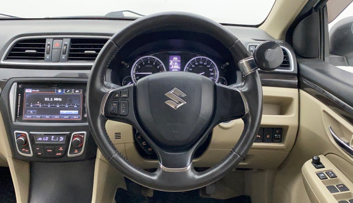 2016 Maruti Ciaz ZXI+, Petrol, Manual, 81,800 km, Steering Wheel Close Up