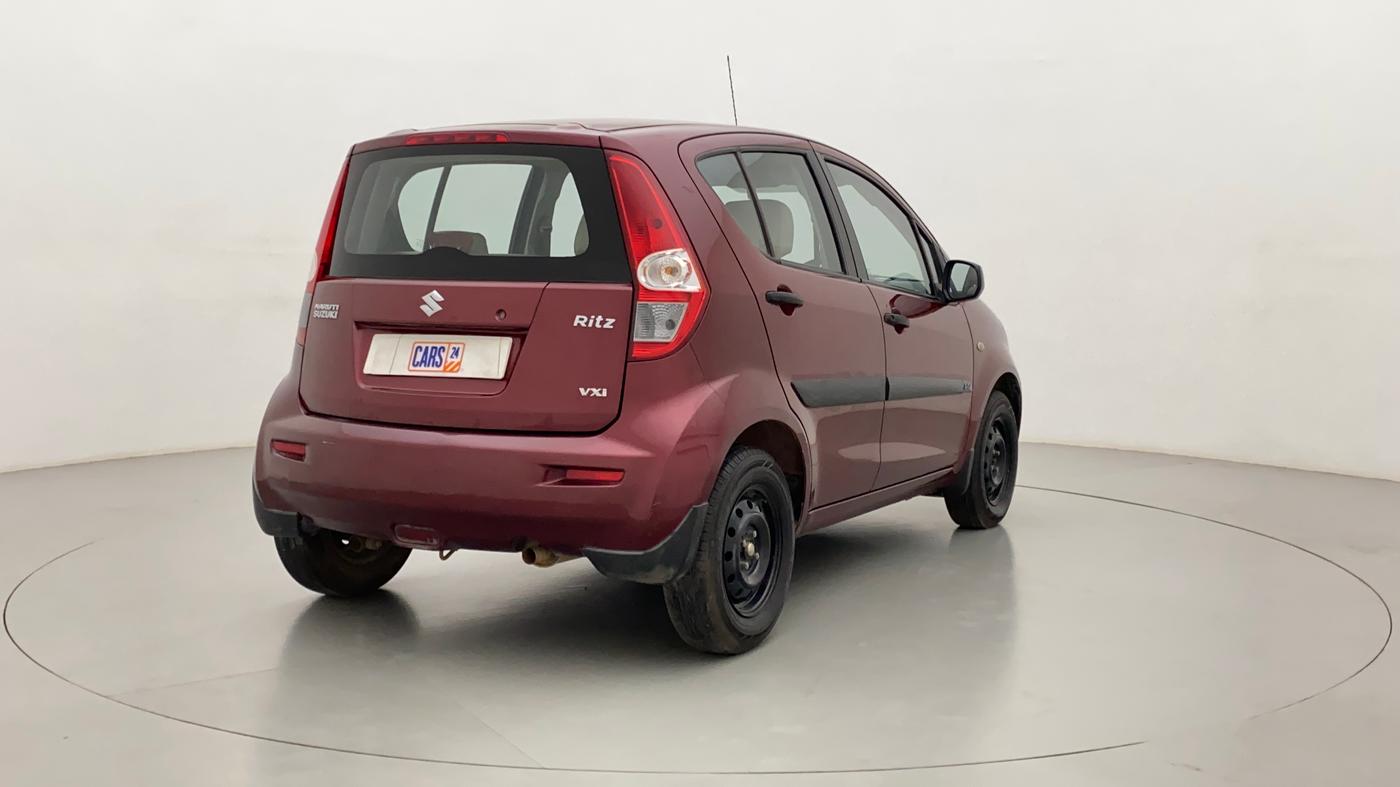 2010 Maruti Ritz VXI, Petrol, Manual, 44,344 km, Right Back Diagonal
