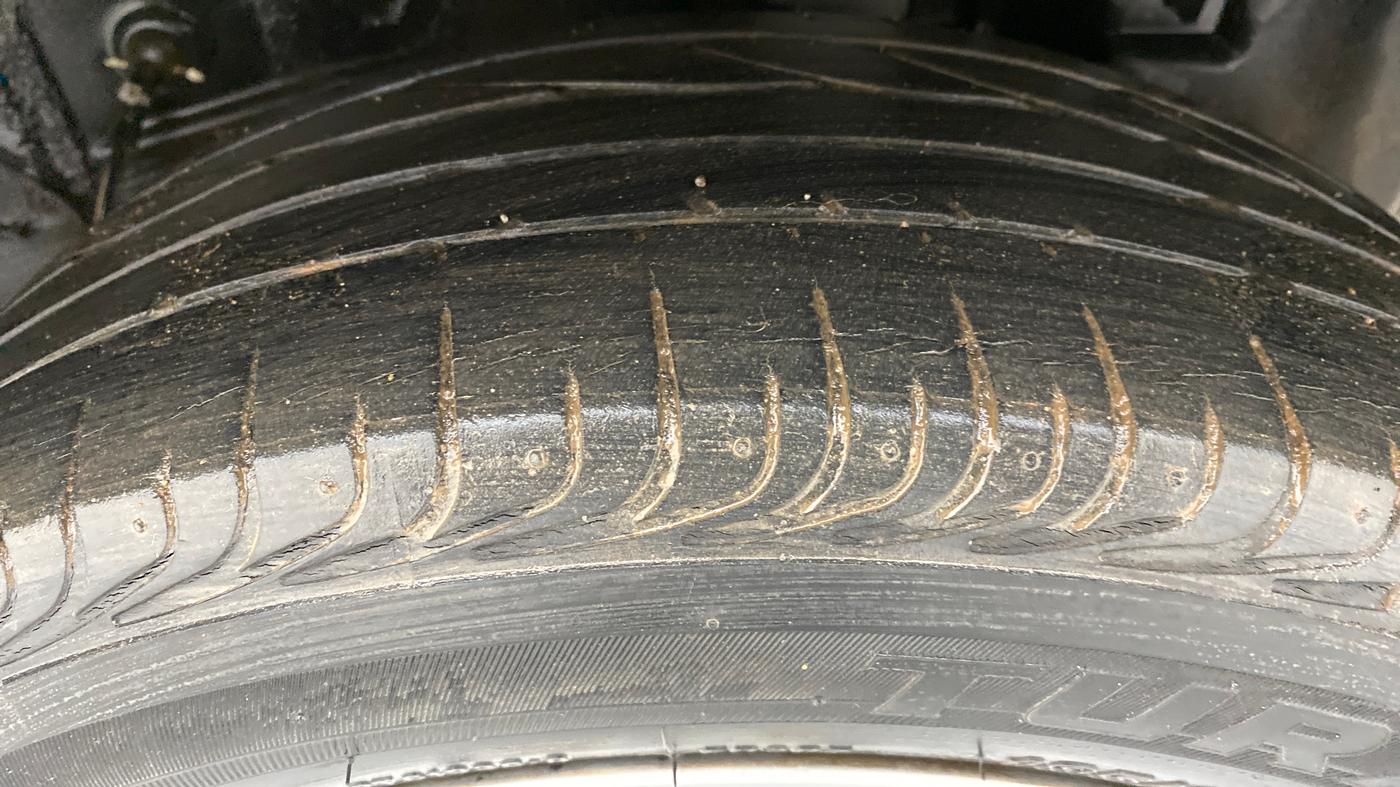 2012 Toyota Etios VD, Diesel, Manual, 95,842 km, Left Rear Tyre Tread
