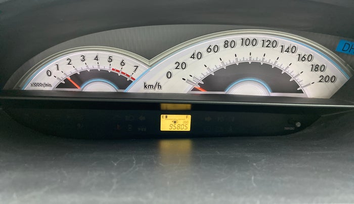 2012 Toyota Etios VD, Diesel, Manual, 95,842 km, Odometer Image