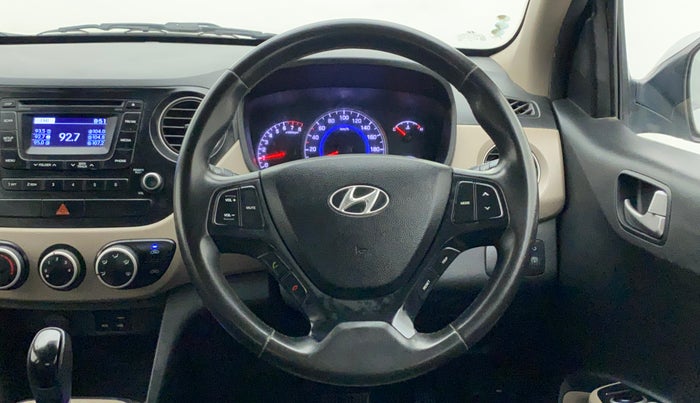 2015 Hyundai Grand i10 ASTA AT 1.2 KAPPA VTVT, Petrol, Automatic, 80,240 km, Steering Wheel Close Up