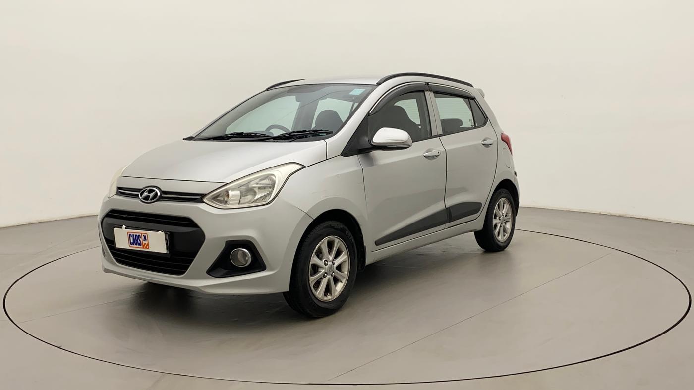 2015 Hyundai Grand i10 ASTA AT 1.2 KAPPA VTVT, Petrol, Automatic, 80,240 km, Left Front Diagonal