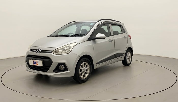 2015 Hyundai Grand i10 ASTA AT 1.2 KAPPA VTVT, Petrol, Automatic, 80,240 km, Left Front Diagonal