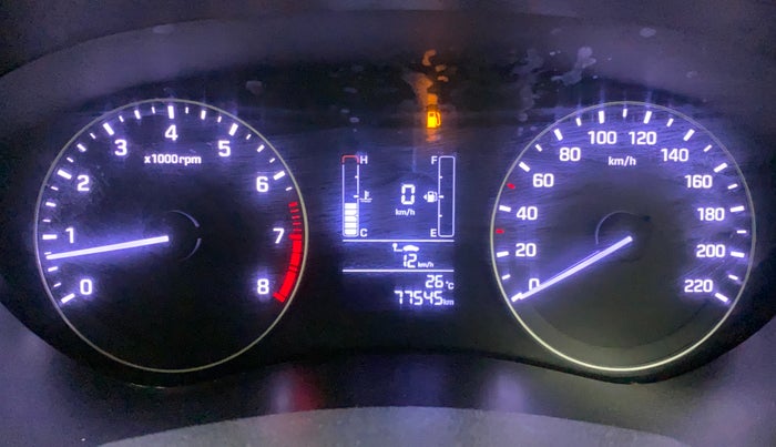 2017 Hyundai Elite i20 ASTA 1.2, Petrol, Manual, 77,650 km, Odometer Image